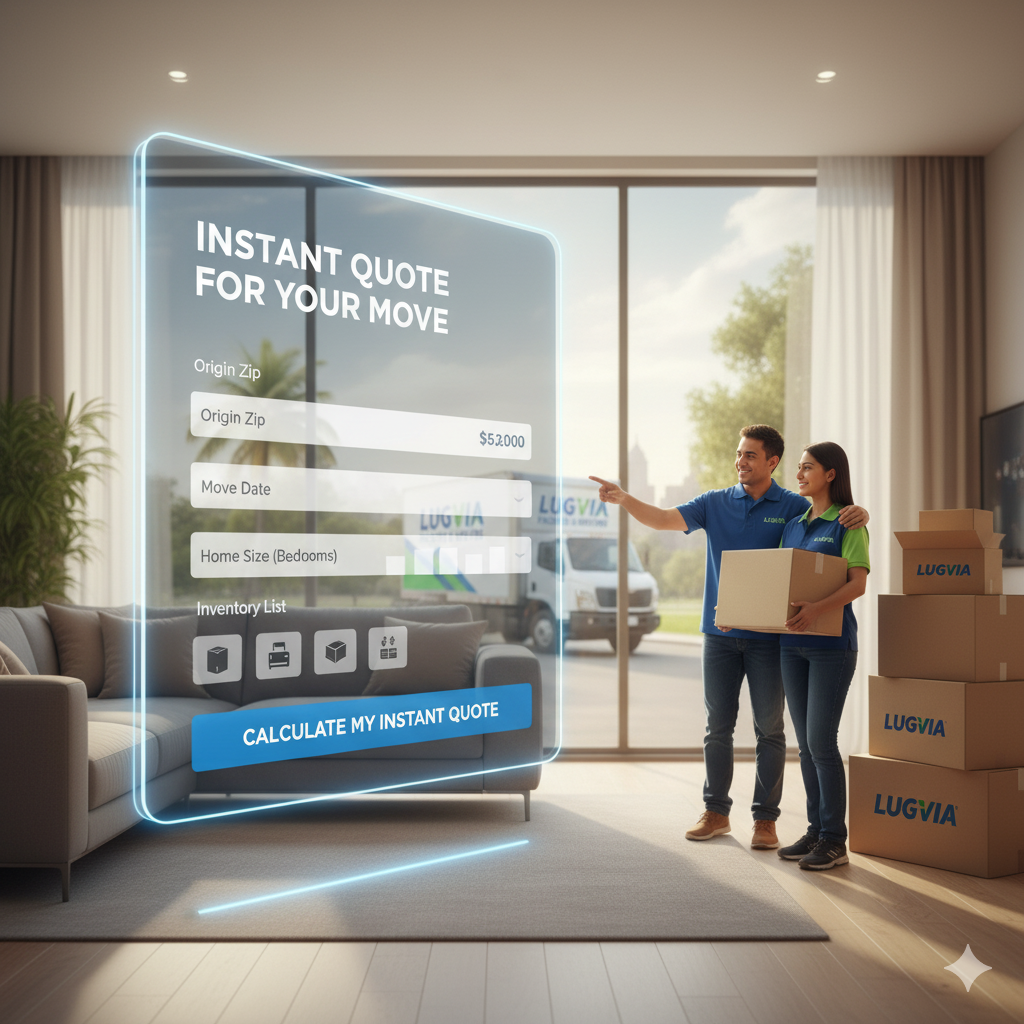 Professional movers providing instant quotes for your move